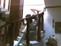 lupe y myrna resbala escaleras !! pasr