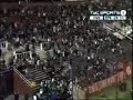 Entrada de las hinchadas en el clasico Talleres - Lanus