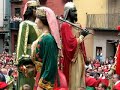 ball de gegants a la patum de lluïment  dijous de corpus