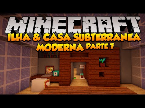 Minecraft: Ilha e Casa Subterrânea Moderna (Parte 7)