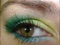BEACH BABE EYES make up look for those summer nights