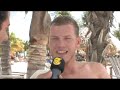 Lars Boom als vis in het water