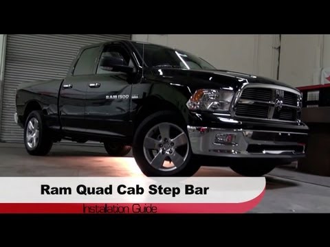 Spyder Auto Installation: 2009-13 Dodge Ram / Ram Trucks 1500 Quad Cab Step Bars
