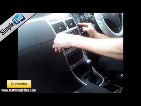 Radio Removal Peugeot 307 (2001-2008) | JustAudioTips