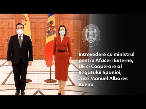 The situation in the region and the bilateral agenda discussed by President Maia Sandu with the Minister for Foreign Affairs, EU and Cooperation of the Kingdom of Spain