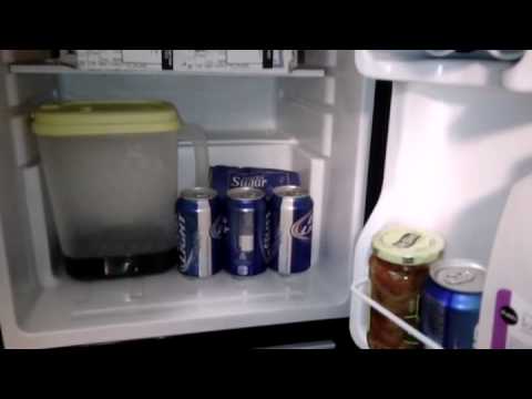 how to drain mini fridge