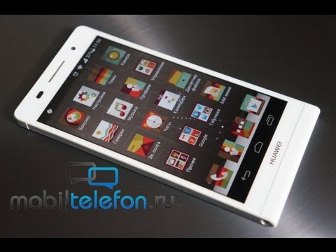 Обзор Huawei Ascend P6 (white)