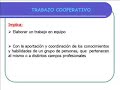 Trabajo Cooperativo Trabajo Cooperativo