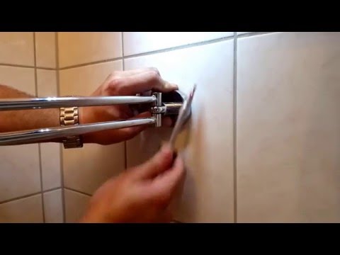 Handtuchhalter Montage.... einfach und schnell trotz bohren....