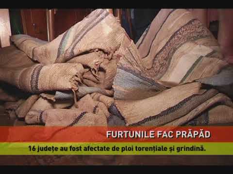 Furtuna a făcut prăpăd în județul Galați, vremea rămâne instabilă