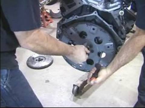 Pt. 1: How to Install a Chevy 350 in a Ford Thunderbird : How to Install a Transmission Flex Plate