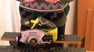Обзор аккумуляторная дисковая пила Ryobi RWSL 1801M
