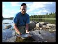 Flyfishing in Vojmå river..