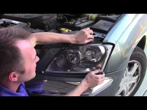 How to replace install a Pacifica headlight and bulb lightbulb