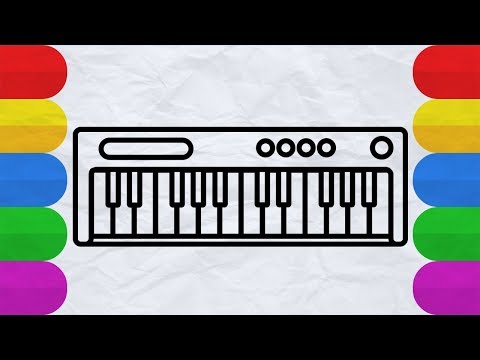 video-linktoworks-How To Draw A Musical Keyboard : Drawing And Painting Book ...
