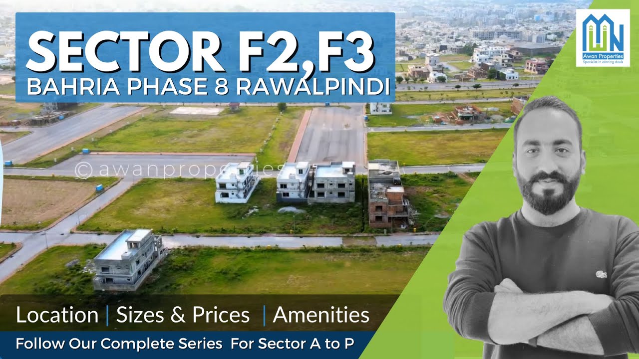 Sector F2 F3 | Phase 8 | Bahria Town Rawalpindi Complete Overview