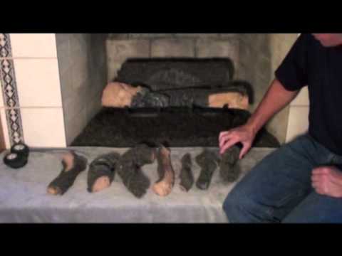 how to vent gas logs