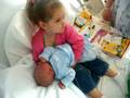 Sissy Holds Xavier for the First Time