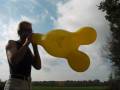Balloon blow to pop - mouse head