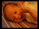 Baby Natalie Blowing Bubbles and Looking Cute