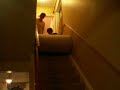 New Olympic Event: Staircase Bobsled!
