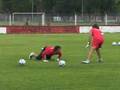 Entrenamiento arqueros plantel profesional