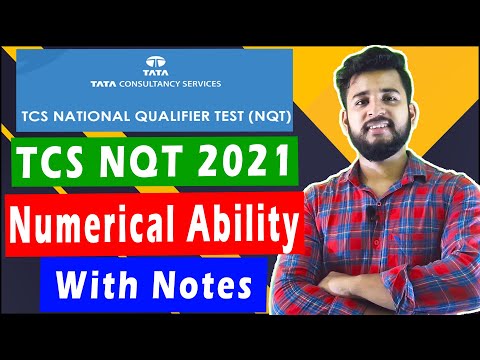 Numerical Ability Questions TCS NQT 2021 | TCS NQT 2021 Preparation #tcsnqt2021 #tcsnqt2021syllabus