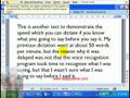 200 Words Per Minute Voice Recognition