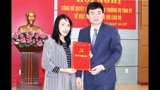 Công bố quyết định nghỉ chế độ đối với đồng chí Hoàng Thị Hà, Phó Bí thư Thường trực Thành ủy Uông Bí