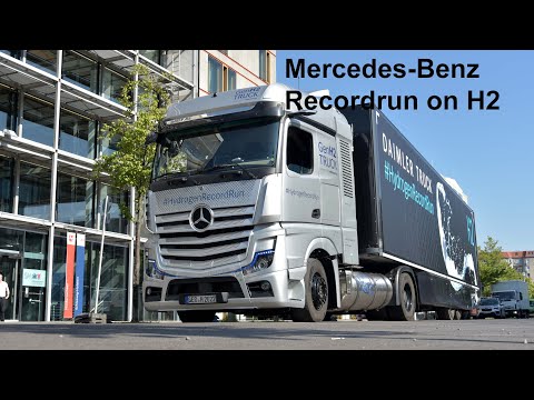 Video bij: Daimler Truck: Recordrun op vloeibare waterstof