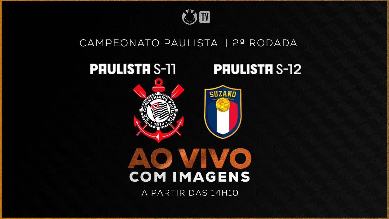 CORINTHIANS X SUZANO | PAULISTÃO SUB-11 E SUB-12 2026 | 2ª RODADA