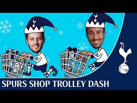 Andros Townsend & Ryan Mason take the Spurs Shop Trolley Dash | Teaser