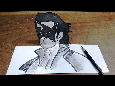 how to draw hrithik roshan