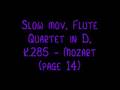 Slow Mov. Flute Quartet In D K.285 - Mozart