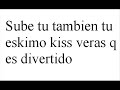 eskimo kiss!!!