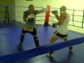 Muay thai sparring Muay thai sparring