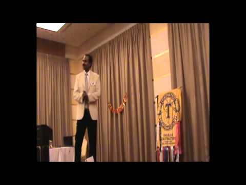 Humourous Speech Contest - Sharjah Toastmasters - December 2011