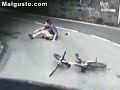 Ciclista quase morre Ciclista quase morre