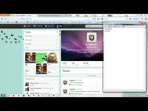 how to new twitter layout