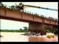 Crane Tries To Pull A Bus Out Of Water And Falls In