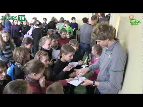 „Žalia galia“: M.Kuzminsko vizitas Senamiesčio progimnazijoje