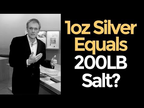 silver - More: https://www.hiddensecretsofmoney.com/blog/1ozsilverequals200lbsaltmikemaloney One of the hardest things I've ever done in my life is editing the series...