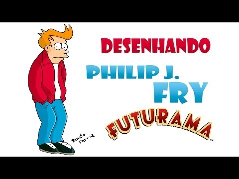 how to draw philip j fry