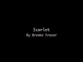 Scarlet Brooke Fraser Piano Callum Galloway