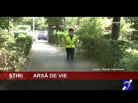 Femeie incendiată mortal de un student, la Timișoara