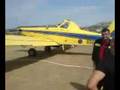 Air tractor AT-802 fills up with water on Sinj airfield LDSS