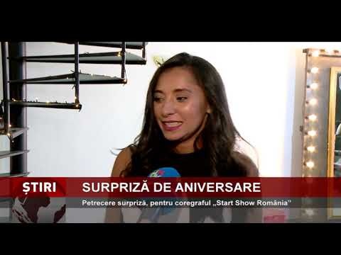 Petrecere surpriză, pentru coregraful „Start Show România”