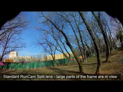 RC25G lens vs standard RunCam Split lens