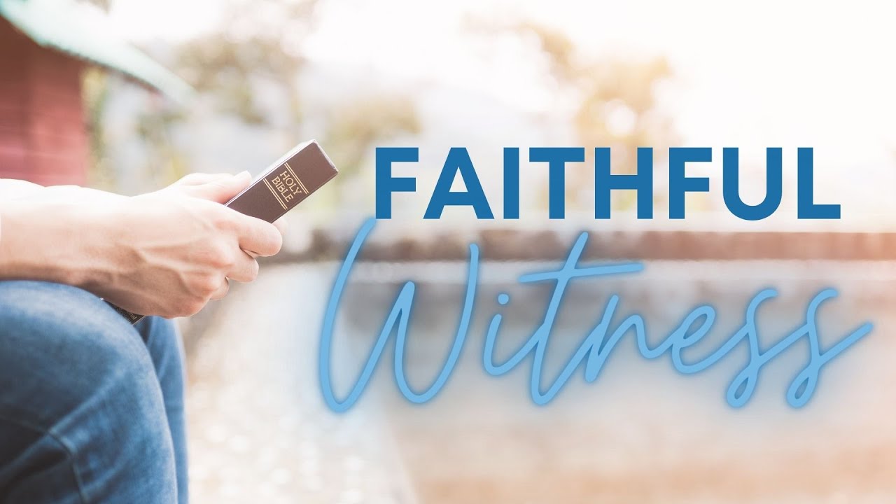 Sunday School & Worship | "Faithful Witness" - Pastor Schmidt | 1/24/2021