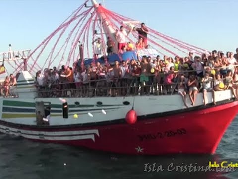 Ofrenda Marinera a la Virgen del Mar en alta Mar 2018 
